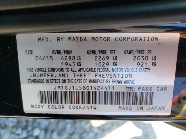 2016 MAZDA 6 SPORT JM1GJ1U58G1424411