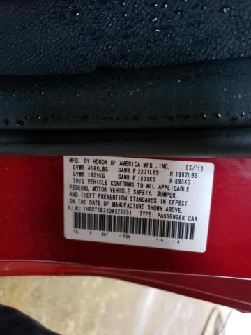 1HGCT1B32DA021001 Honda Accord Lx- 2013. Фото: 9