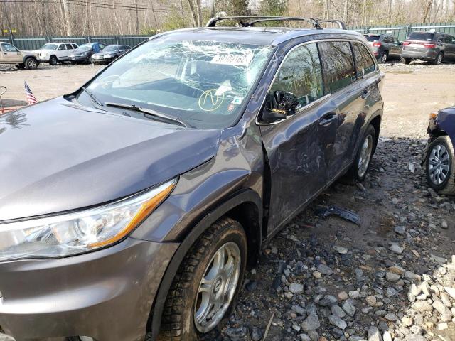 VIN 5TDDKRFHXFS172135 2015 Toyota Highlander, Limit... no.9