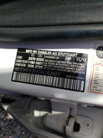 WDDHF8JB9DA743889 Mercedes-Benz E 350 4Mat 2013. Фото: 9
