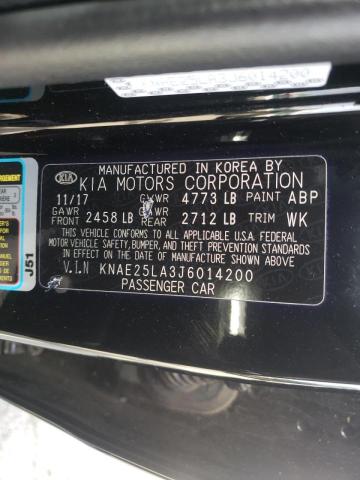 2018 KIA STINGER PR KNAE25LA3J6014200