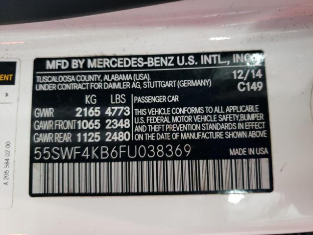 2015 MERCEDES-BENZ C 300 4MAT 55SWF4KB6FU038369