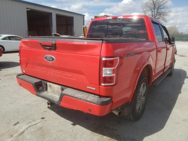  FORD F-150 2018 Красный