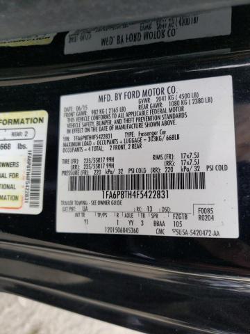2015 FORD MUSTANG 1FA6P8TH4F5422831