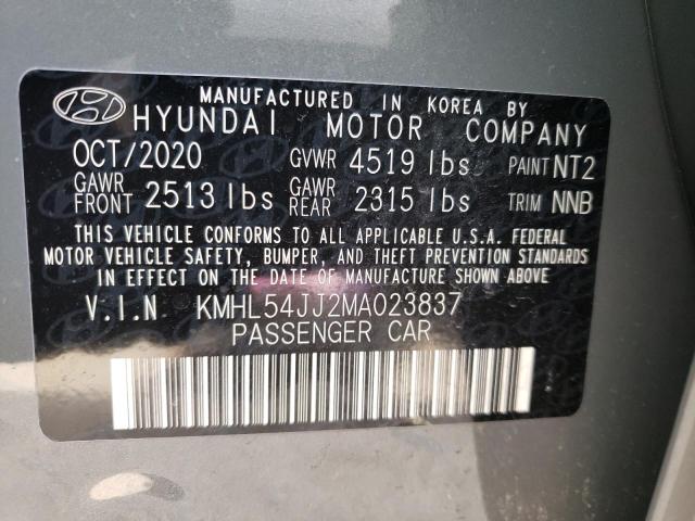 2021 HYUNDAI SONATA HYB KMHL54JJ2MA023837