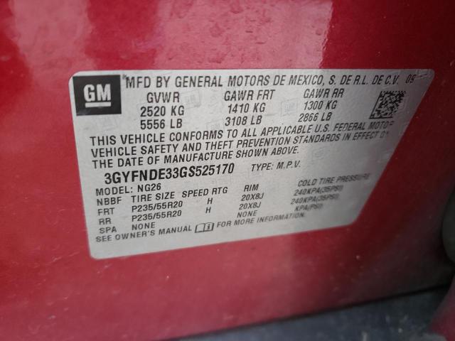 2016 CADILLAC SRX PREMIU 3GYFNDE33GS525170