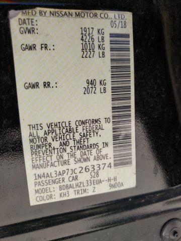 2018 NISSAN ALTIMA 2.5 1N4AL3AP7JC263374