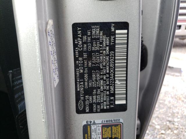 2019 HYUNDAI TUCSON SE KM8J23A40KU899239