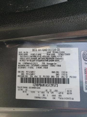 1ZVBP8AN1A5129573 Ford Mustang 2010. Фото: 9