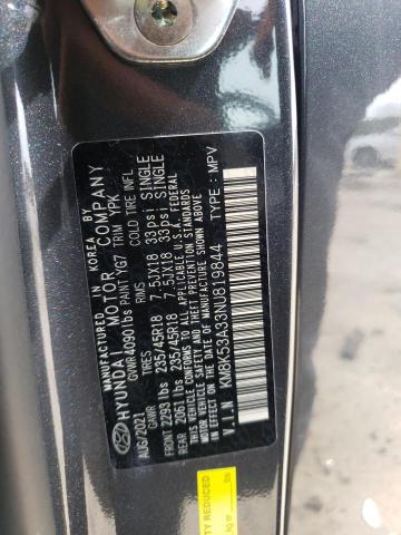2022 HYUNDAI KONA LIMIT KM8K53A33NU819844
