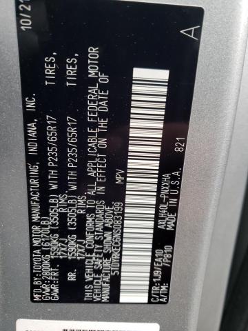 5TDYRKEC6NS083199 Toyota Sienna Xle 2022. Фото: 9
