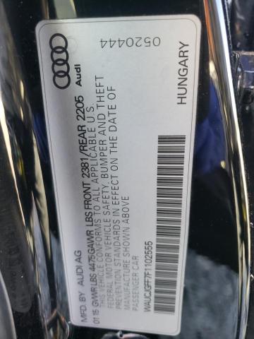 2015 AUDI A3 PREMIUM WAUCJGFF7F1102555