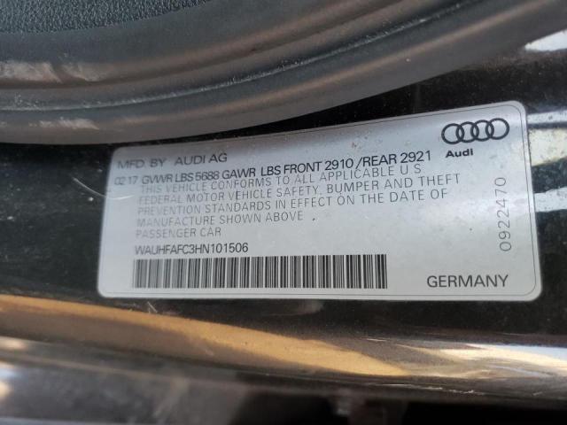2017 AUDI S6 PRESTIG WAUHFAFC3HN101506
