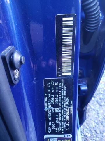 3KPFK4A72JE188679 Kia Forte Lx 2018. Фото: 9