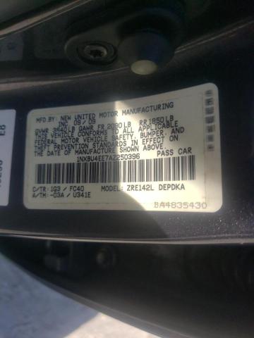 1NXBU4EE7AZ250396 Toyota Corolla Ba 2010. Фото: 9