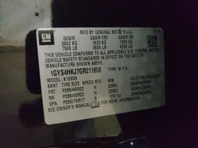 1GYS4HKJ7GR211858 Cadillac Escalade E 2016. Фото: 9