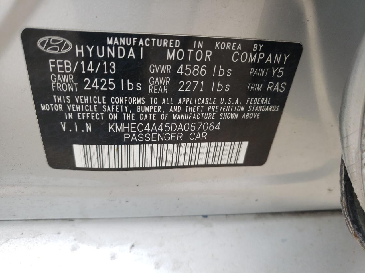Hyundai Sonata hyb 2013