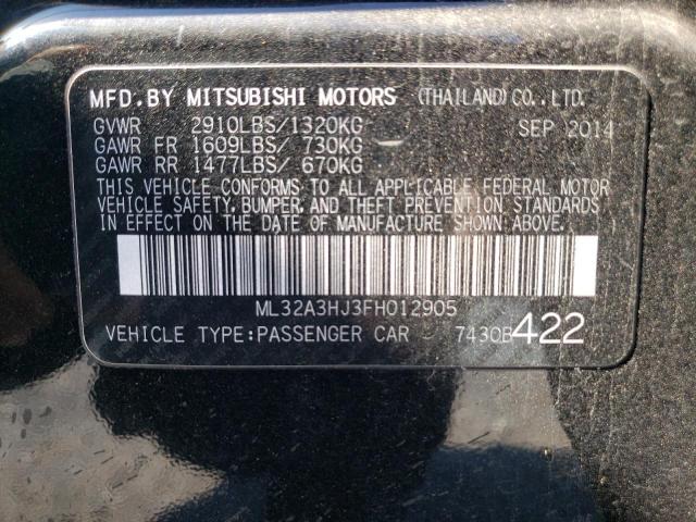 2015 MITSUBISHI MIRAGE DE ML32A3HJ3FH012905
