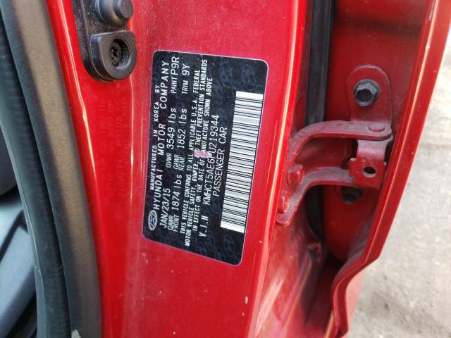 2015 HYUNDAI ACCENT GS KMHCT5AE6FU219344