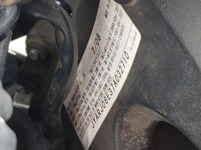2007 YAMAHA YZFR6 S JYARJ06E37A032710