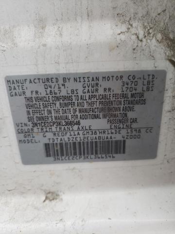3N1CE2CP3KL366546 Nissan Versa Note 2019. Фото: 9