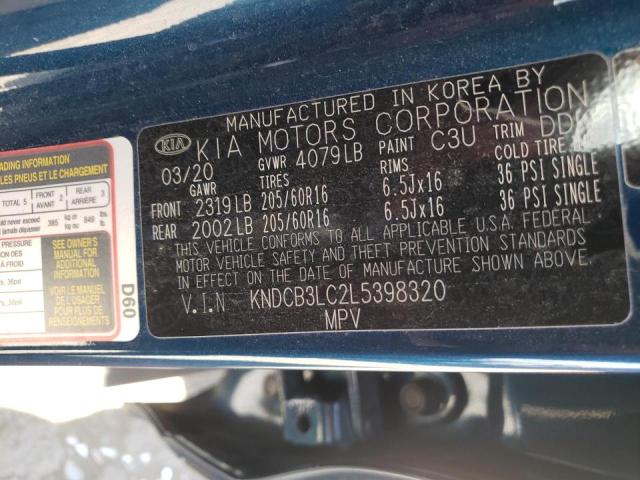 2020 KIA NIRO LX KNDCB3LC2L5398320
