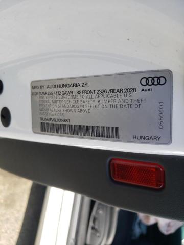 2020 AUDI TT TRUAEAFV6L1004881