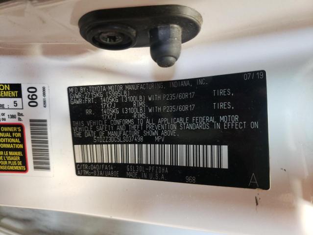 2020 TOYOTA SIENNA L 5TDZZ3DC5LS037498