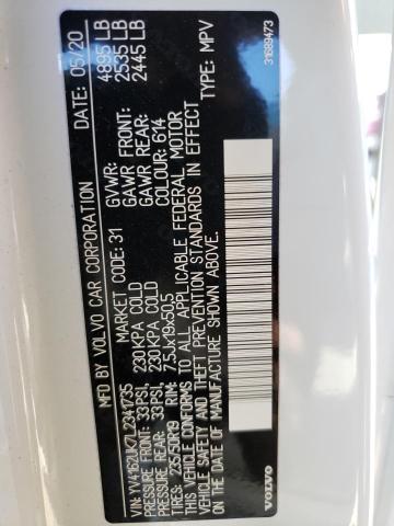 2020 VOLVO XC40 T5 MO YV4162UK7L2341735
