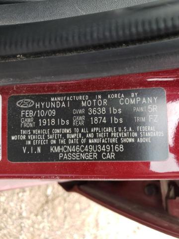 KMHCN46C49U349168 Hyundai Accent Gls 2009. Фото: 9