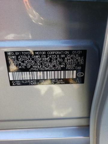 2021 LEXUS IS 350 F-S JTHGZ1B23M5040735