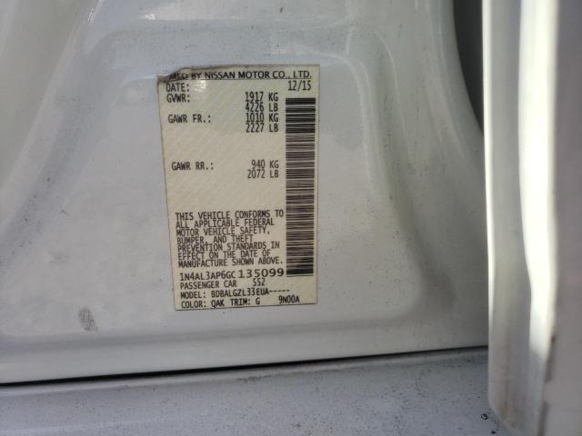 2016 NISSAN ALTIMA 2.5 1N4AL3AP6GC135099