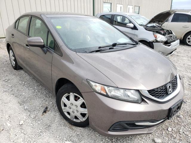 Salvage cars for sale at Lawrenceburg, KY auction: 2015 Honda Civic LX