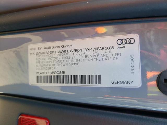 2021 AUDI RS6 WUA1CBF21MN903625