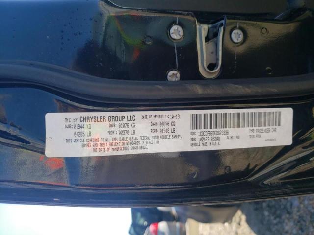 1C3CDFBB3ED673338 Dodge Dart Sxt 2014. Фото: 9
