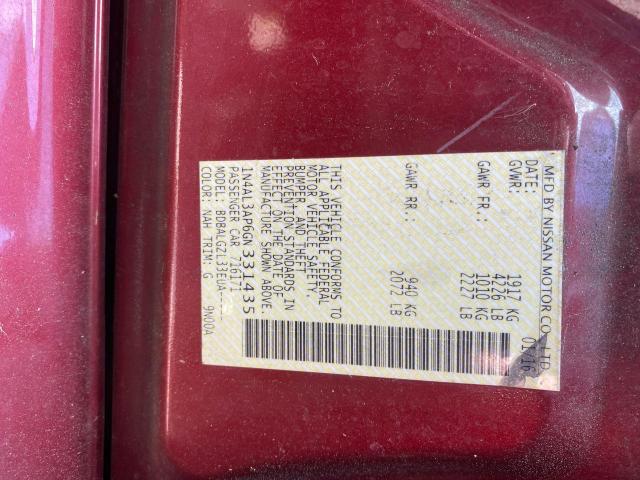 2016 NISSAN ALTIMA 2.5 1N4AL3AP6GN331435