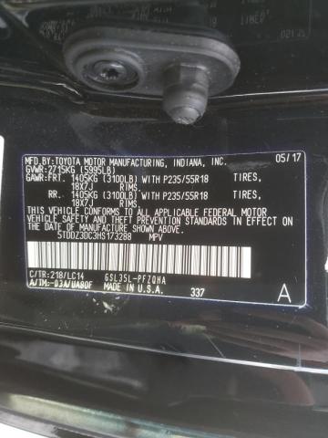 5TDDZ3DC3HS173288 Toyota Sienna Xle 2017. Фото: 9