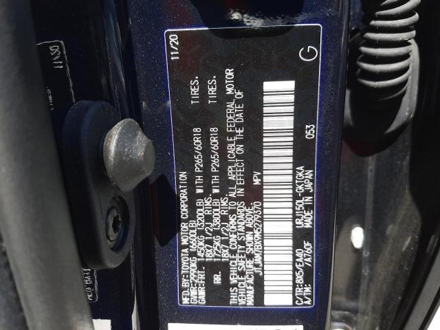 2021 LEXUS GX 460 PRE JTJAM7BX9M5279370