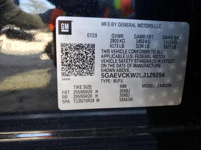 2020 BUICK ENCLAVE AV 5GAEVCKW2LJ129254