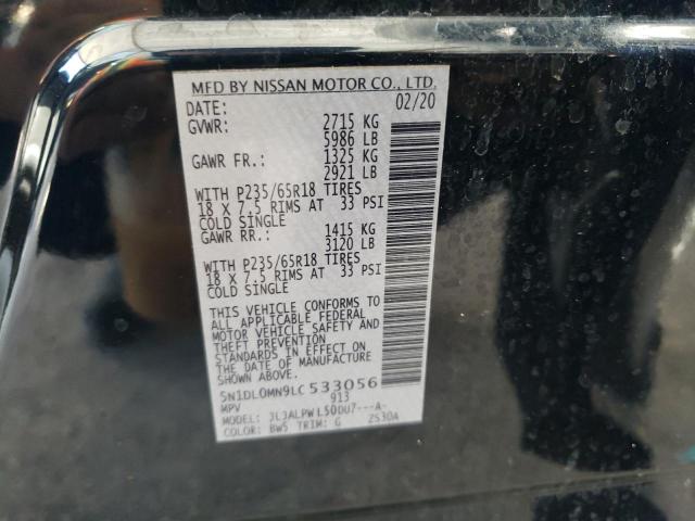 2020 INFINITI QX60 LUXE 5N1DL0MN9LC533056