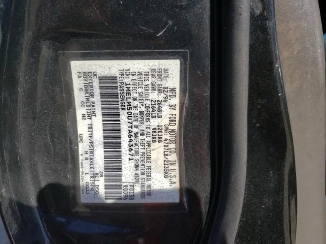 MERCURY SABLE 1996 BLACK Photo 10