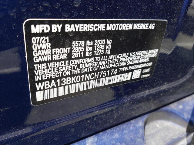 2022 BMW M550XI WBA13BK01NCH75174