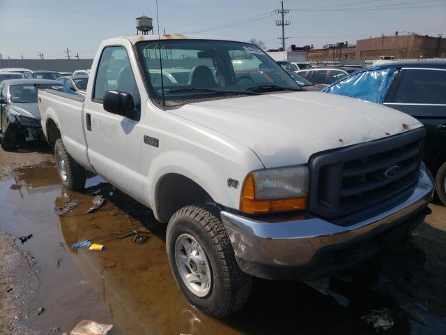 Salvage cars for sale from Copart Chicago Heights, IL: 2000 Ford F250 Super