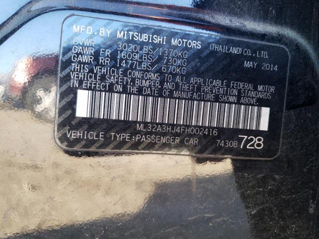 2015 MITSUBISHI MIRAGE DE ML32A3HJ4FH002416