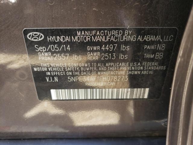 5NPE34AF1FH078273 Hyundai Sonata Spo 2015. Фото: 9