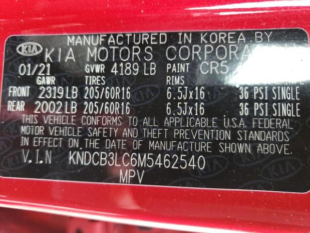 2021 KIA NIRO LX KNDCB3LC6M5462540