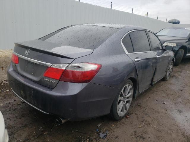 VIN: 1HGCR2F50DA055938 Auction: COPART Lot: 38701252 Location: IL - CHICAGO SOUTH 1HGCR2F50DA055938 HONDA ACCORD 2013 BLACK Photo 4