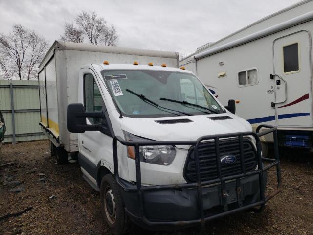 Salvage trucks for sale at Pekin, IL auction: 2016 Ford Transit T