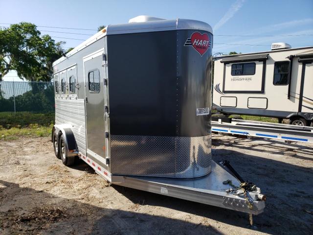 Salvage cars for sale from Copart Riverview, FL: 2022 Heartland Horse Trailer