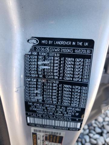 SALME15416A206945 Land Rover Range Rove 2006. Фото: 9